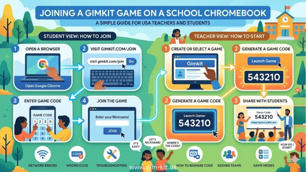 How to Joins Gimkit Game on School Chromebook