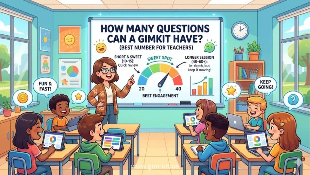 how many questions can a gimkit have (number for teachers)
