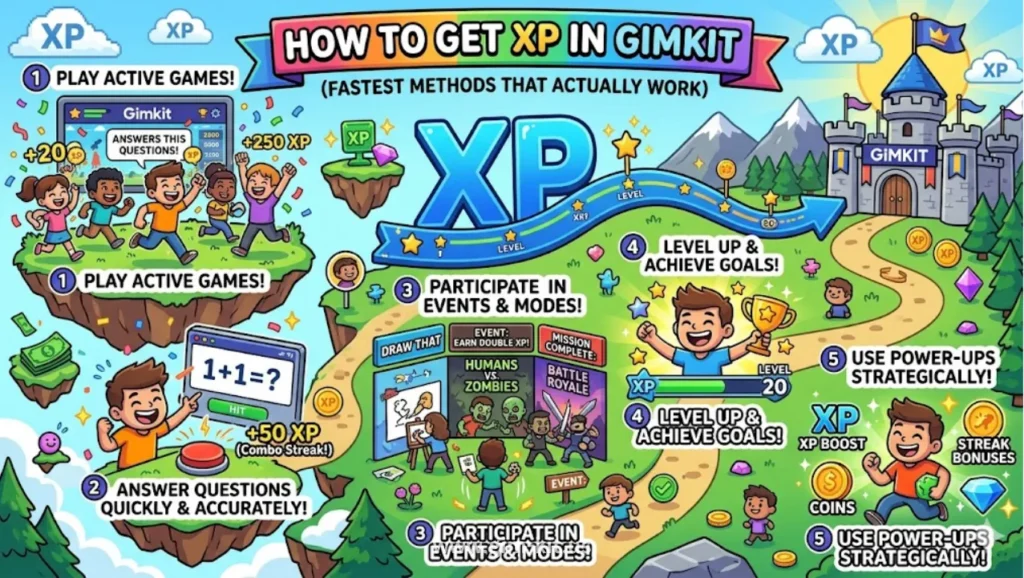 how to get xp in gimkit (fastest methods that actually work)