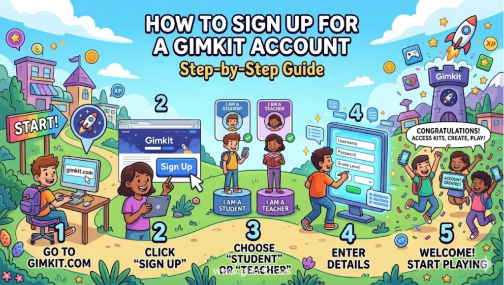 how to sign up for a gimkit account (step-by-step guide)