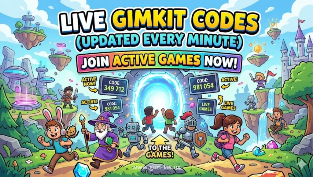 live gimkit codes updated every minute – join active games now!