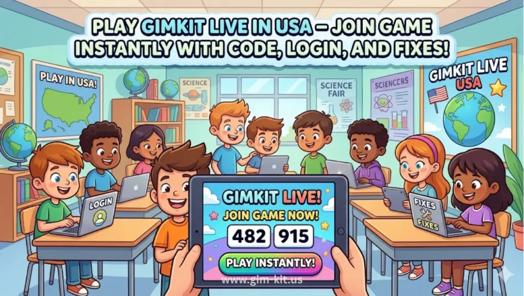 play gimkit live in usa – join game instantly with code, login, and fixes