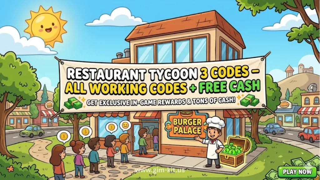restaurant tycoon 3 codes – all working codes + free cash