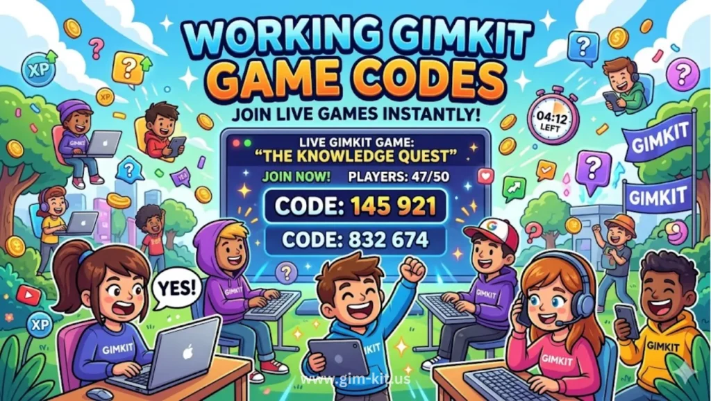 working gimkit game codes – join live games instantly